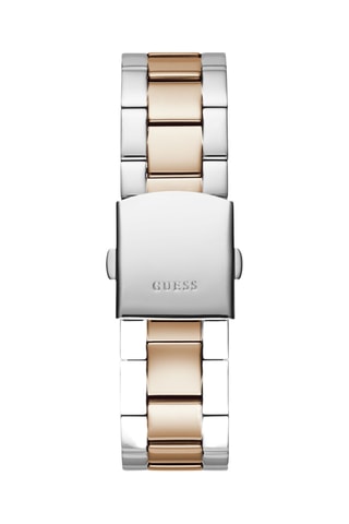 Montre à quartz en acier recyclé - Doré et argenté
