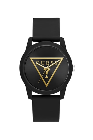 Montre à quartz en silicone - Noir