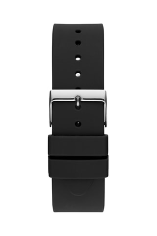 Montre à quartz en silicone - Noir