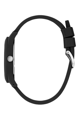 Montre à quartz en silicone - Noir