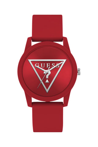 Montre à quartz en silicone - Rouge