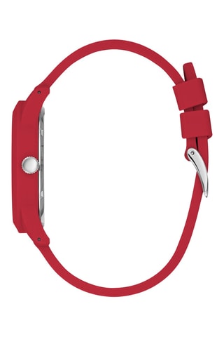 Montre à quartz en silicone - Rouge