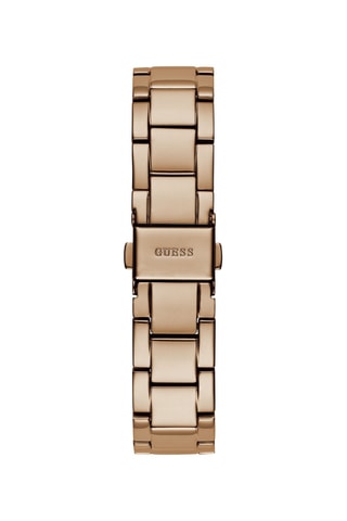 Montre à quartz en acier - Doré rose