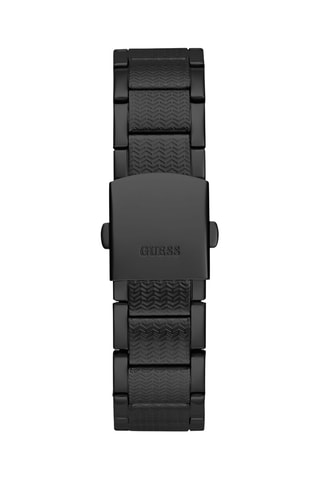 Montre à quartz en acier - Noir