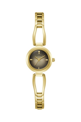 Montre à quartz en acier - Doré