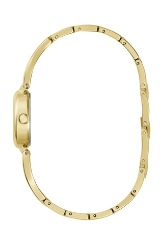 Montre à quartz en acier - Doré