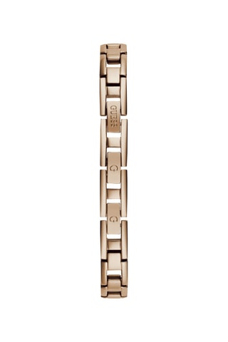 Montre à quartz en acier - Doré