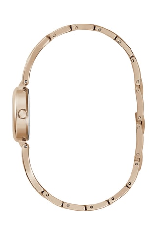 Montre à quartz en acier - Doré