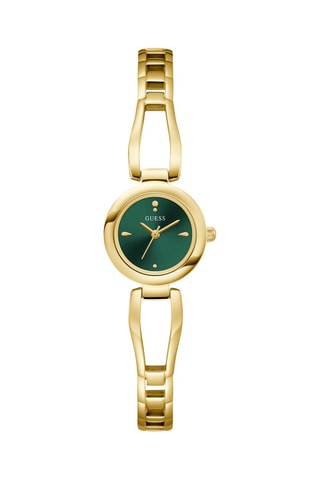 Montre à quartz en acier - Doré