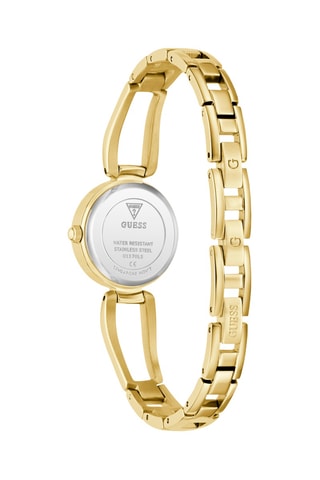 Montre à quartz en acier - Doré