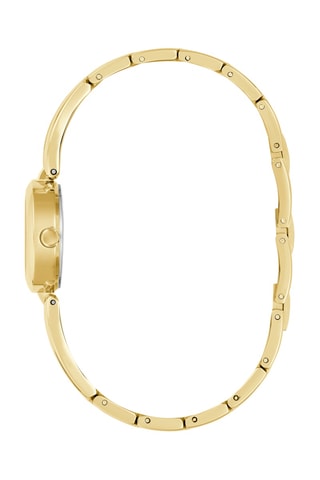 Montre à quartz en acier - Doré