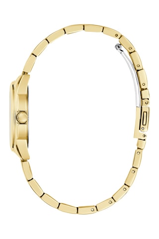 Montre à quartz en acier - Doré