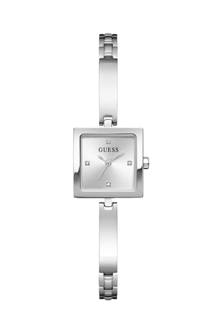 Montre à quartz en acier recyclé - Argenté