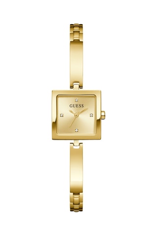 Montre à quartz en acier recyclé - Doré