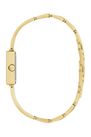 Montre à quartz en acier recyclé - Doré