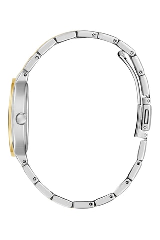 Montre à quartz en acier - Doré et argenté