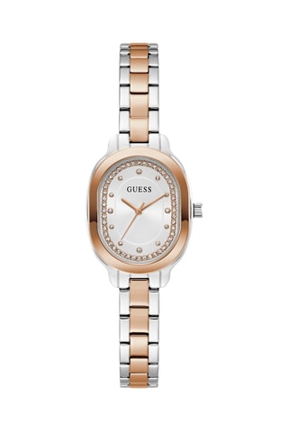 Montre à quartz en acier - Doré et argenté