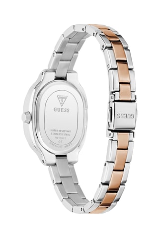 Montre à quartz en acier - Doré et argenté