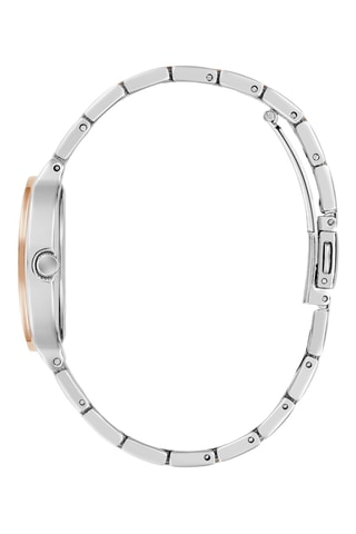 Montre à quartz en acier - Doré et argenté