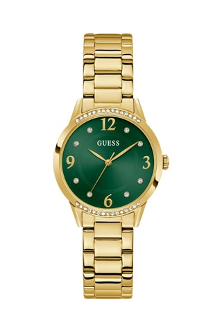 Montre à quartz en acier - Doré