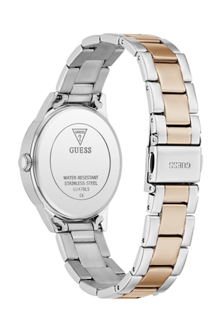 Montre à quartz en acier - Doré et argenté