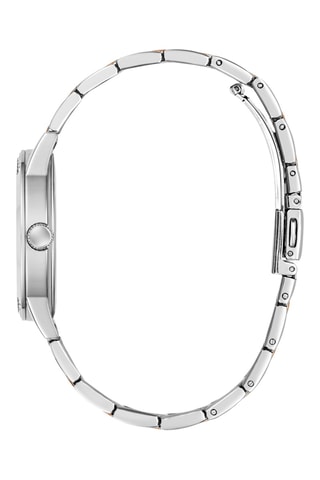 Montre à quartz en acier - Doré et argenté