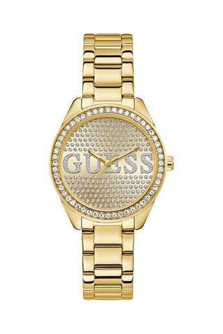 Montre à quartz en acier - Doré