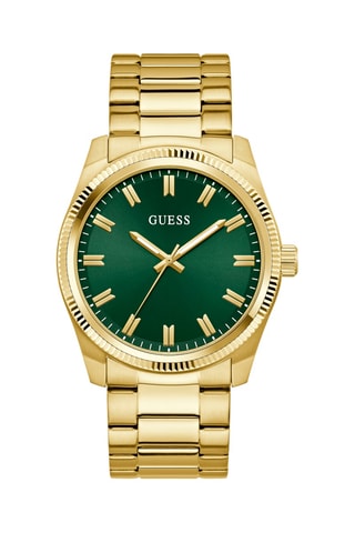 Montre à quartz en acier - Doré
