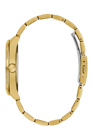 Montre à quartz en acier - Doré