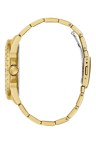 Montre à quartz en acier - Doré