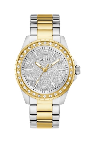 Montre à quartz en acier - Doré et argenté