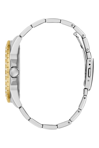 Montre à quartz en acier - Doré et argenté