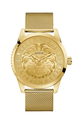 Montre à quartz en acier - Doré