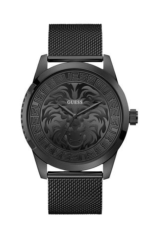 Montre à quartz en acier - Noir