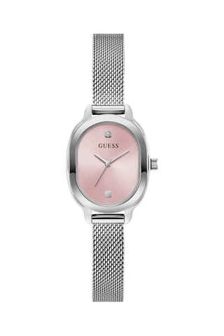 Montre à quartz en métal - Argenté