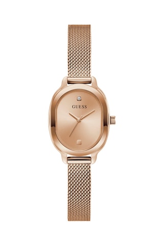 Montre à quartz en maille métallique - Doré
