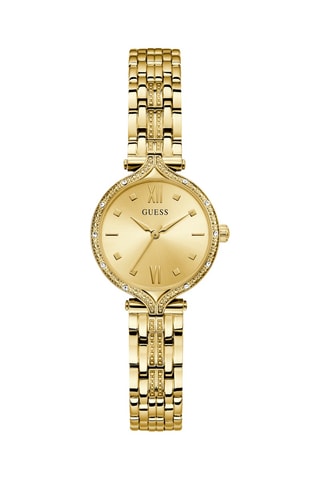 Montre à quartz en acier - Doré