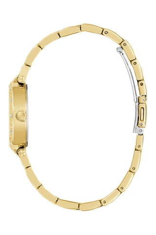 Montre à quartz en acier - Doré