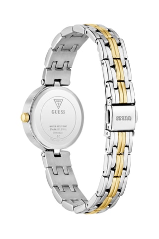Montre à quartz en acier - Argenté et doré