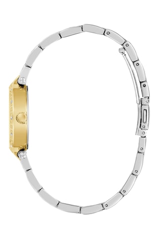 Montre à quartz en acier - Argenté et doré