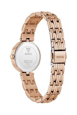 Montre à quartz en doré à l'or rose