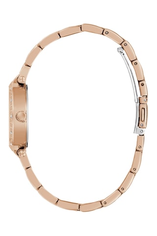 Montre à quartz en doré à l'or rose