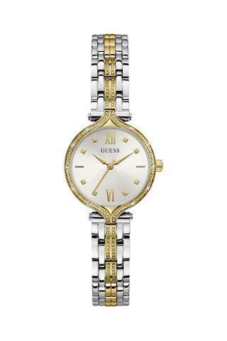 Montre à quartz en acier - Doré et argenté