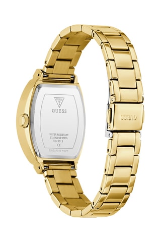 Montre à quartz en acier - Doré