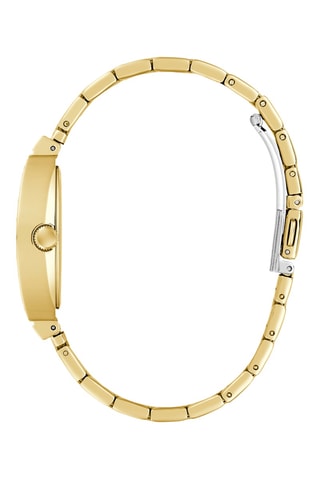 Montre à quartz en acier - Doré