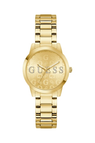 Montre à quartz en acier - Doré