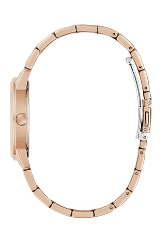Montre à quartz en acier - Doré
