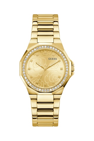 Montre à quartz en acier - Doré