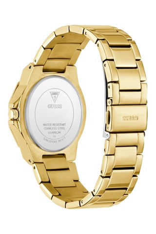Montre à quartz en acier - Doré
