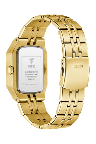 Montre à quartz en acier - Doré
